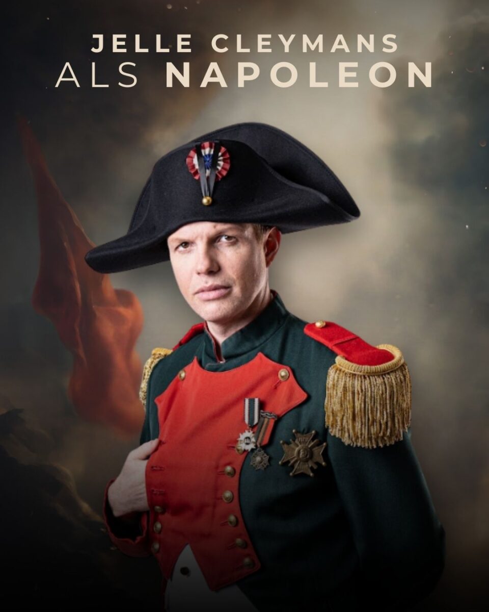Jelle Cleymans dans le rôle de Napoléon